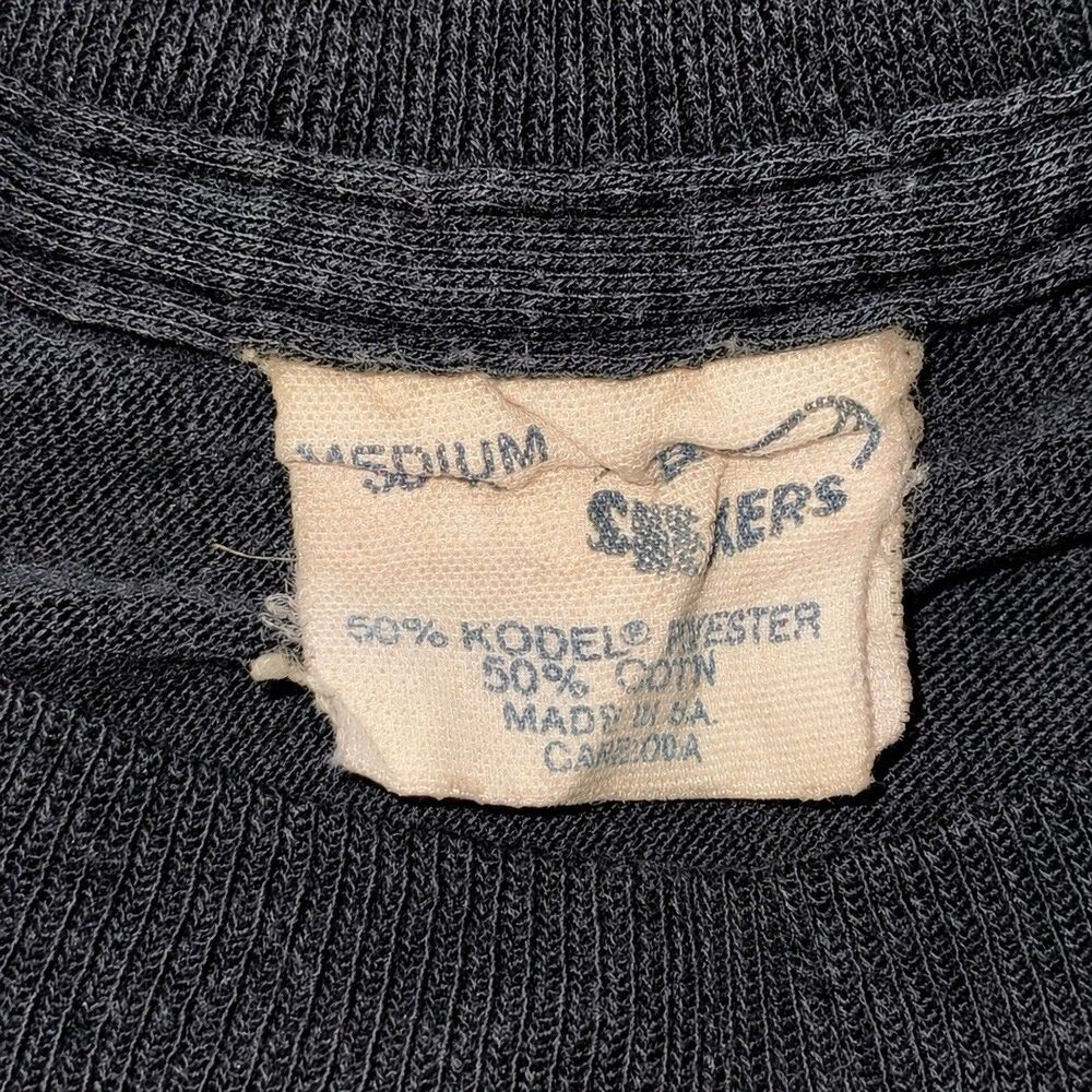 Vintage 1982 Sturgis Black Hills T Shirt Sneakers Tag M Fits XS Biker Tee - Picture 5 of 5